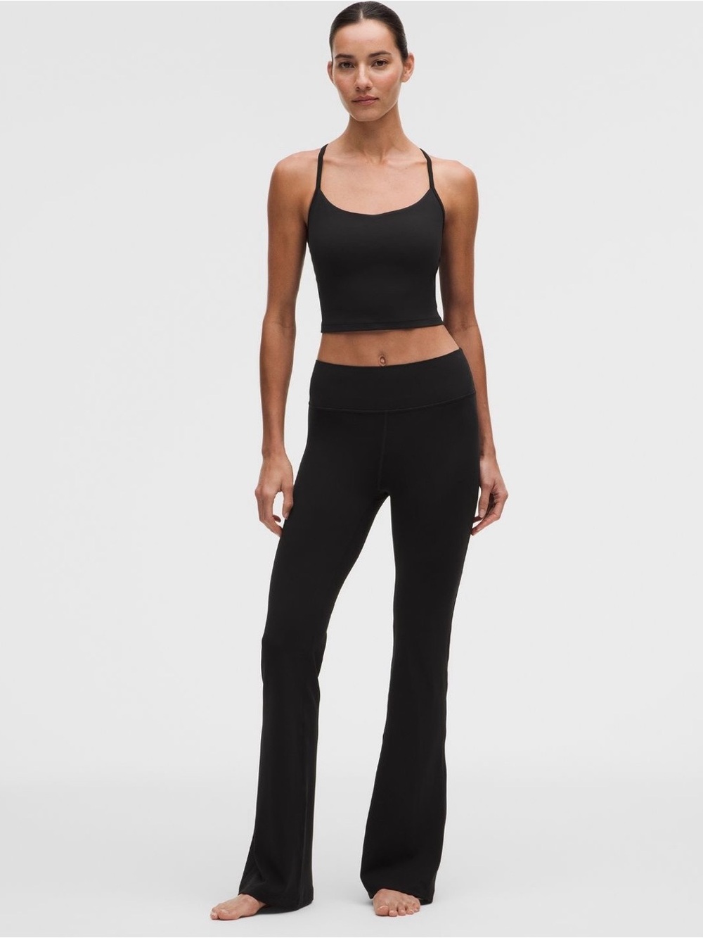 NWT Lululemon groove nulu high rise flare. Black size: 8
